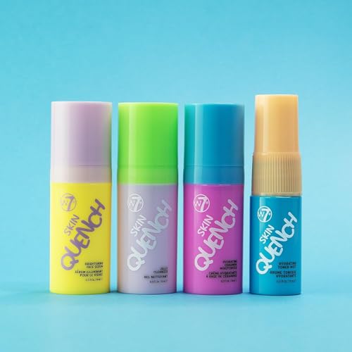 W7 Skin Quench Cuties - Travel Size Skincare Minis - Product Imagery