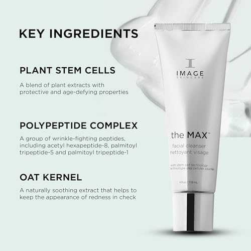 IMAGE Skincare, the MAX Facial Cleanser, Silky Face Wash with - Product Imagery