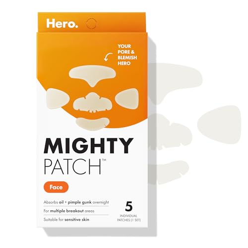 Mighty Patch Hero Cosmetics Face XL Hydrocolloid Face Mask for - Product Imagery