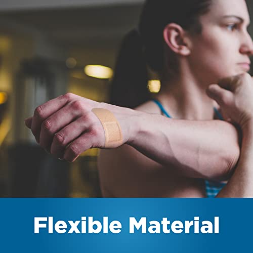 Amazon Basic Care Flexible Fabric Adhesive Bandages, First Aid - Product Imagery