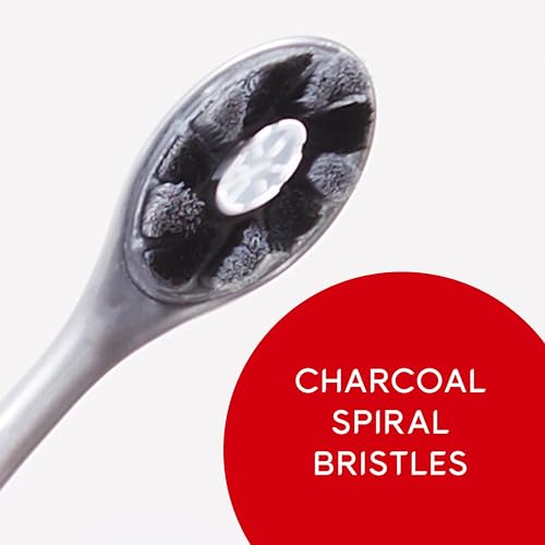Colgate Optic White Pro Series Charcoal Toothbrushes, Adult Soft - Product Imagery