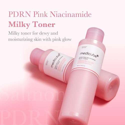 medicube PDRN Daily Glow Routine Set - Milky Toner, Serum and - Product Imagery