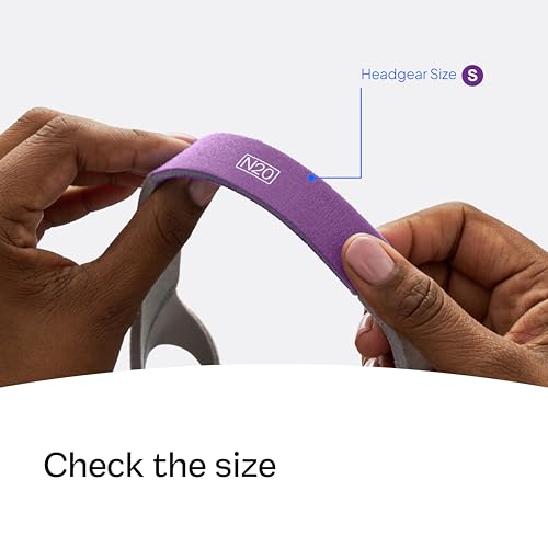 Resmed AirFit/AirTouch N20 Headgear Replacement, Small, Pink - Product Imagery
