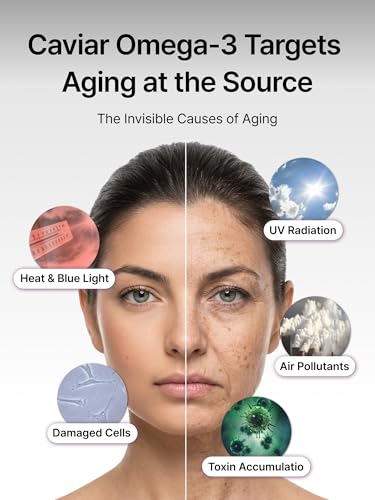 Caviar Glow Smoothing Serum, korean Retinol Serum for Anti Aging - Product Imagery