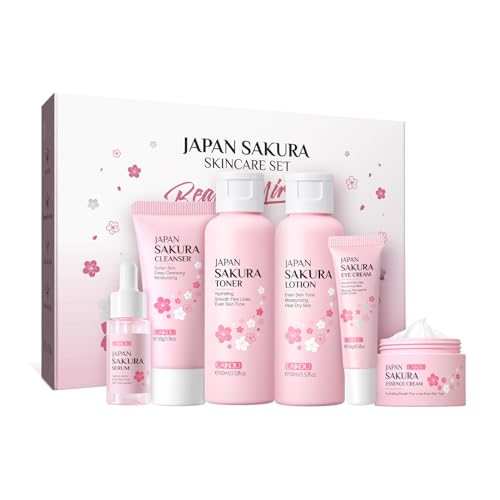 LAIKOU Skin Care Set JAPAN SAKURA Women Beauty Gift Sets Skin - Product Imagery
