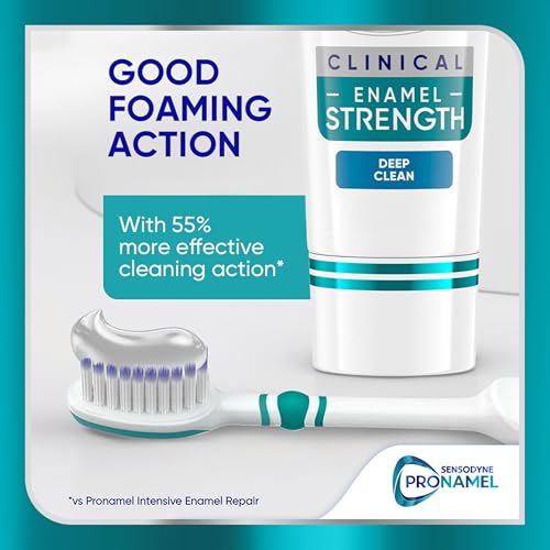 Sensodyne Pronamel Clinical Enamel Strength Toothpaste, Deep - Product Imagery