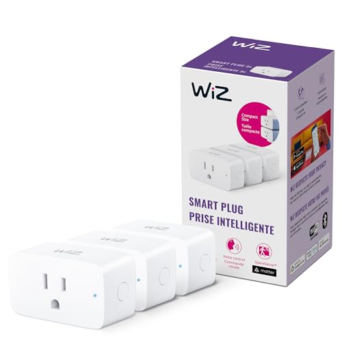 WiZ Connected WiZ Smart Plug- Sunset to Sunrise Automation + Motion Detection + Control with Voice or App, Compatible wi