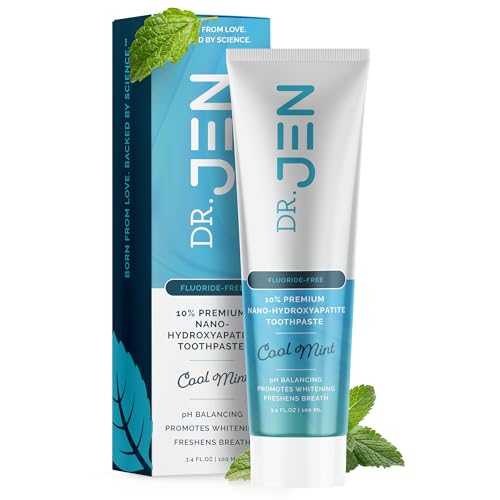 Dr. Jen Fluoride Free Toothpaste with 10% Premium Nano - Product Imagery