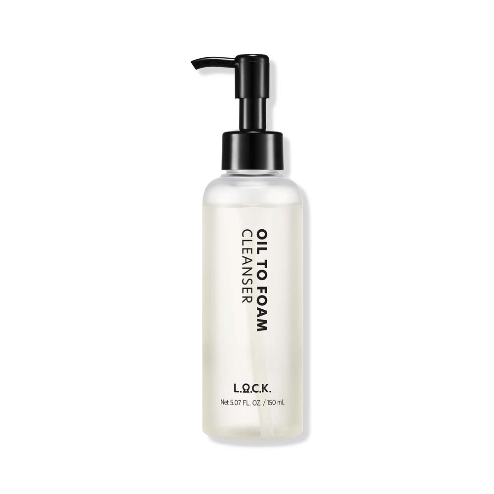 L.O.C.K. Oil To Foam Cleanser - Vegan Olive Based Cleanser, - Product Imagery