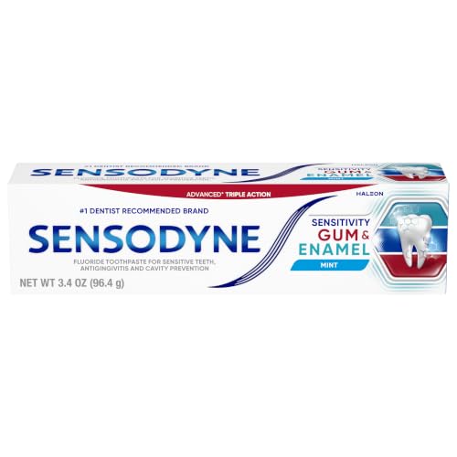 Sensodyne Sensitivity Gum and Enamel Toothpaste, 3.4 Ounces x 3 - Product Imagery