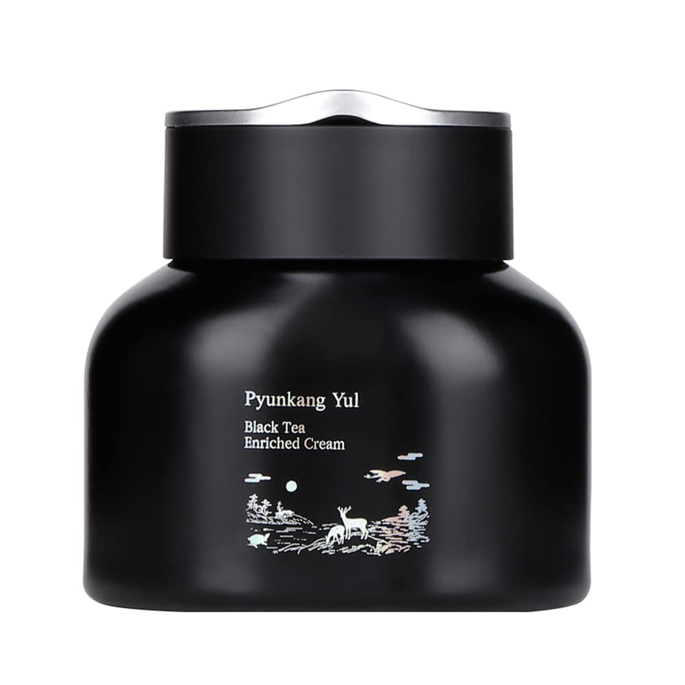 Pyunkang Yul [PKY] Black Tea Enriched Cream for Anti-aging, Condensed Nutrition for Fine Line Care with Kombucha, Ginsen