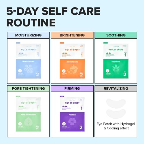 I DEW CARE Collagen Sheet Face Mask Variety Pack with Eye - Product Imagery