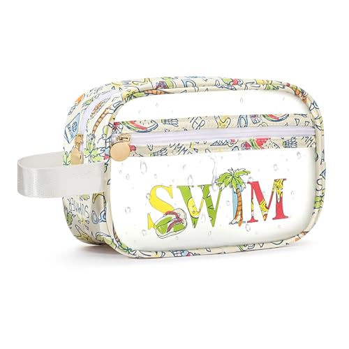 COSHAYSOO Clear SWIM Bag Swimming Pool Day Accessories for Women - Product Imagery