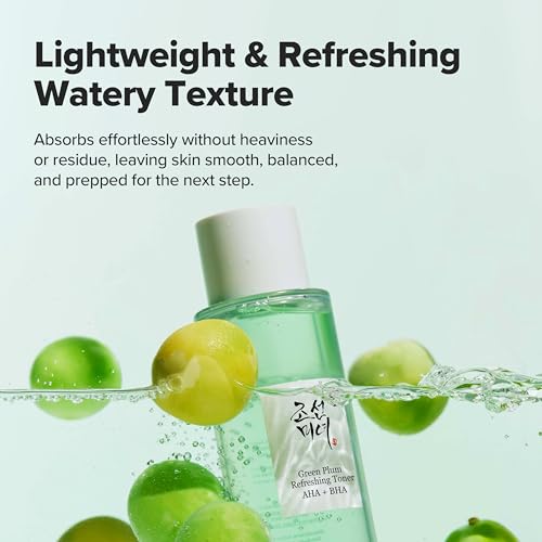 Beauty of Joseon Green Plum AHA BHA Toner Refreshing Facial - Product Imagery
