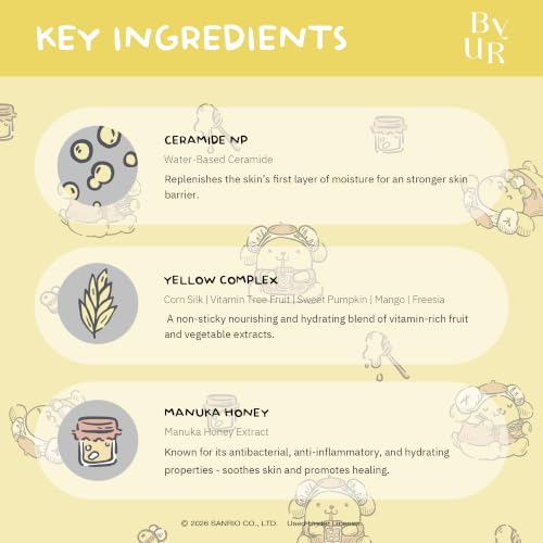 ByUR Honey Gorgeous Sanrio Character Daily Aqua Serum Mask (4 - Product Imagery