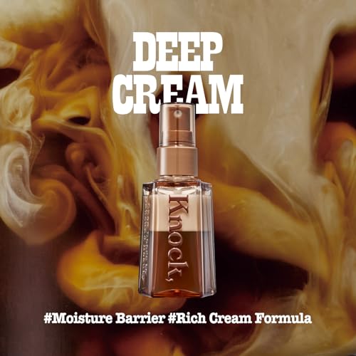 Knock Shaking Serum Mist Deep Cream, Hydrating Face Mist with - Product Imagery