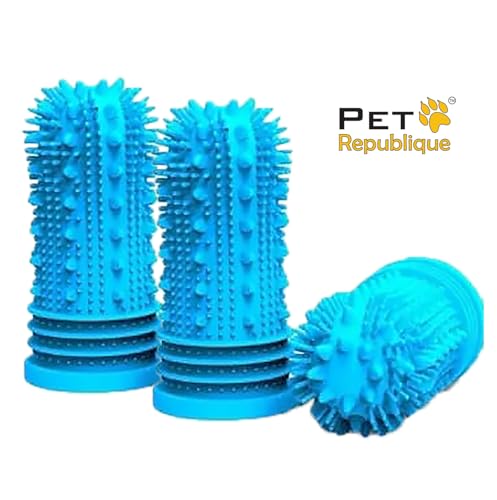 Pet Republique 360 Degree Finger Toothbrush for Dogs and Cats – - Product Imagery