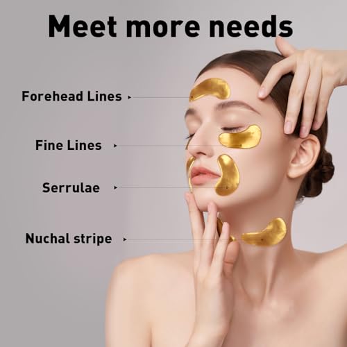 CHMI 24K Gold Under Eye Patches 50 Pairs Collagen, Dark Circles, - Product Imagery