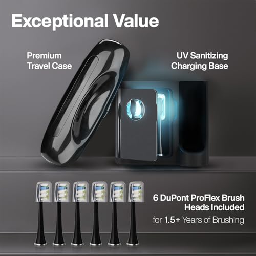 Aquasonic Black Series PRO UV – Ultra-Whitening Electric - Product Imagery