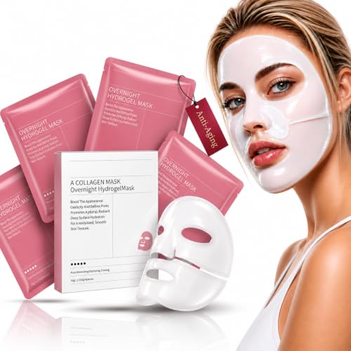 Premium 4-Pack bio-collagen real deep mask Hydrogel, beauty - Product Imagery