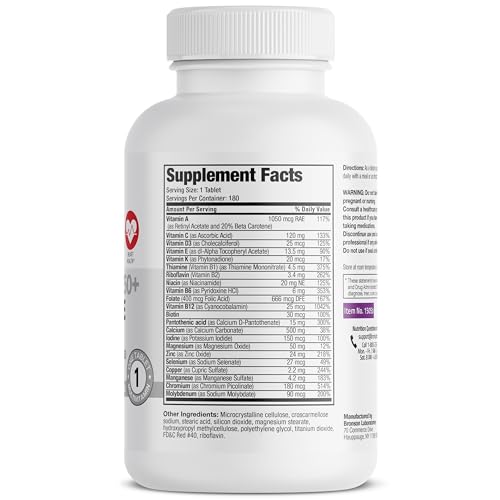 Bronson ONE Daily Women 50+ Complete Multivitamin Multimineral, - Product Imagery