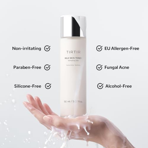 TIRTIR Milk Skin Rice Toner - Deep Moisturizing, Hydrating and - Product Imagery