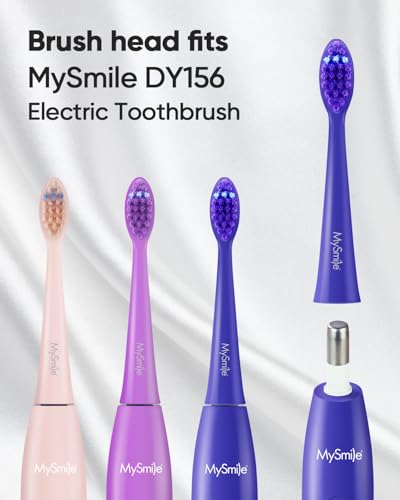 MySmile DY156 Electric Toothbrush for Adults with 3 Brush Heads - Product Imagery