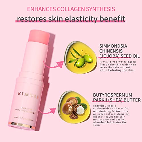 KIMUSE Multi Balm Stick, All-in-One Face, Lip, Eye & Neck - Product Imagery