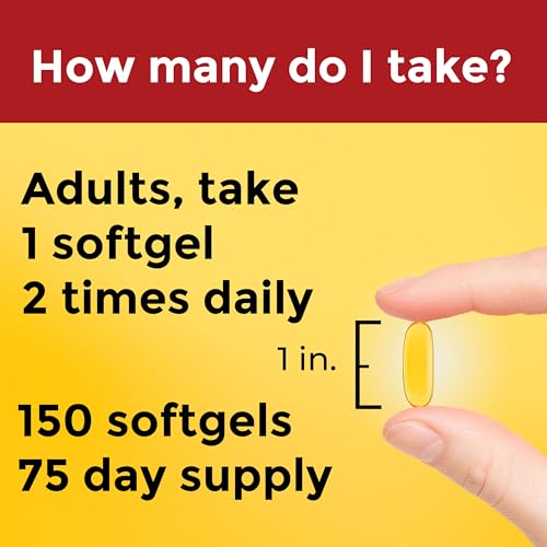 Nature Made Triple Omega 3 6 9 Supplements, 150 Softgels - Product Imagery