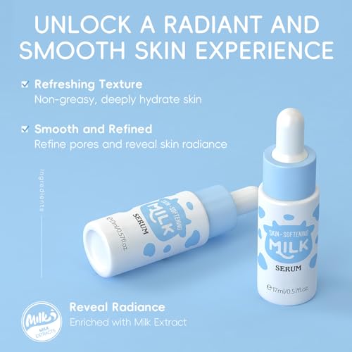11 In 1 Milk Skincare Set for Women & Teens, Travel Skincare - Product Imagery