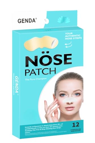 GENDA Blackhead Remover Nose Pore Strips for Deep Cleansing, - Product Imagery