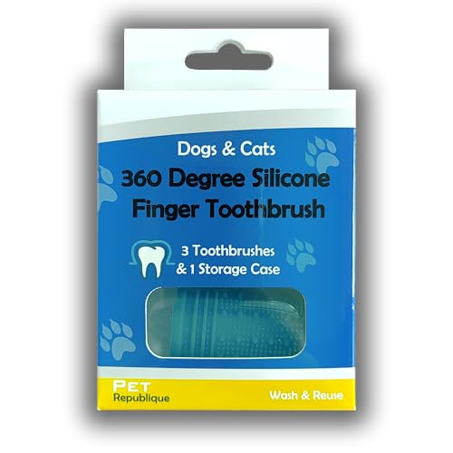 Pet Republique 360 Degree Finger Toothbrush for Dogs and Cats – - Product Imagery