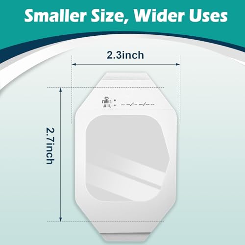 80 Packs Transparent Film Dressing 2.375" x 2.75" - Waterproof - Product Imagery