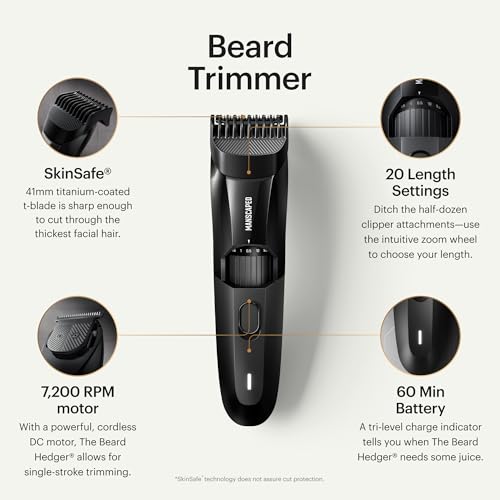 MANSCAPED® The Beard Hedger® Men's Premium Beard Trimmer - Product Imagery