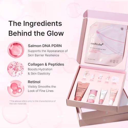 medicube PDRN Glow Essentials Kit, Mini Skincare Travel Set, - Product Imagery