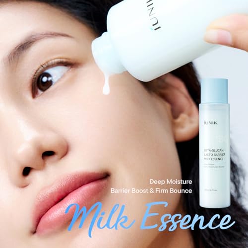 IUNIK Beta-Glucan Barrier Milky Toner Essence - Deep Hydration - Product Imagery