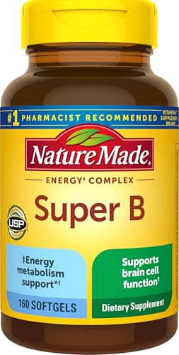 Nature Made Super B Complex Vitamins for Women and Men, 160 - Product Imagery