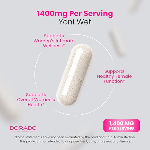 Vaginal Moisturizer & Dryness Supplement (150 Capsules) Support - Product Imagery