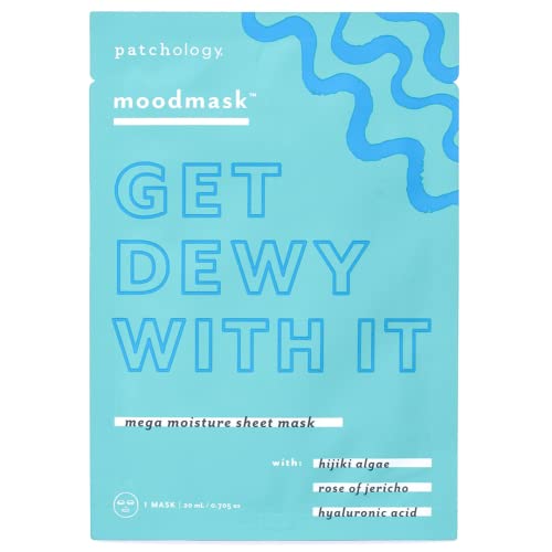 Patchology Moodmask Get Dewy With It Blue Moisturizing Sheet - Product Imagery