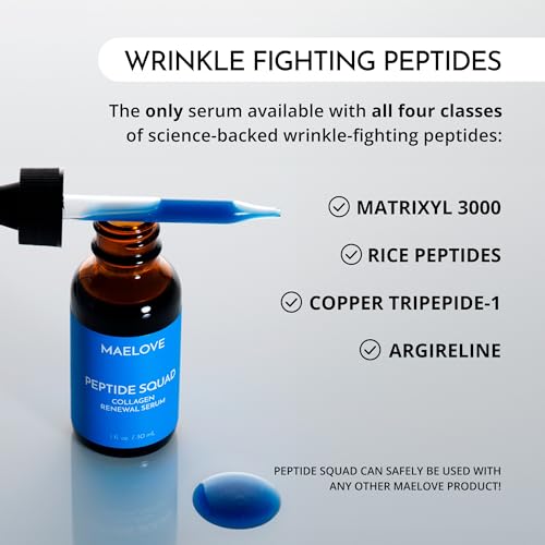 MAELOVE Peptide Squad Collagen Renewal Serum, 1 fl oz - Product Imagery