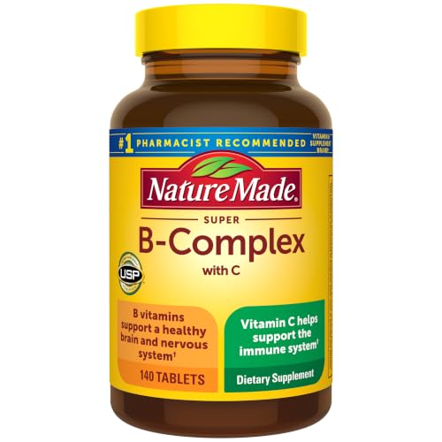 Nature Made Super B Complex with Vitamin C & Folic Acid, 140 - Product Imagery