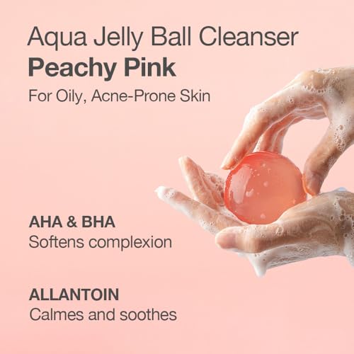 Naisture Be Bare Jelly Ball Cleanser, Daily Face Wash Korean - Product Imagery