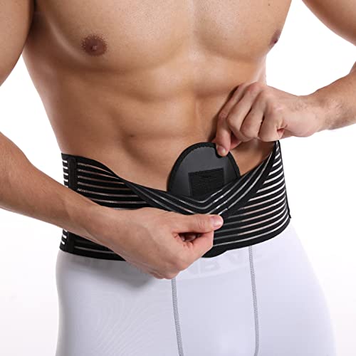 Umbilical Hernia Belt for men & women. Abdominal Binder - - Product Imagery