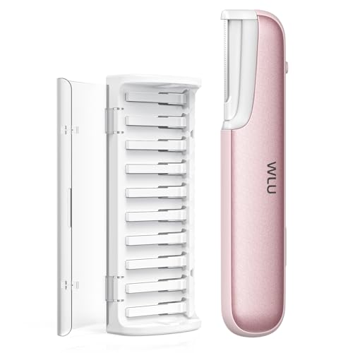 WLU Dermaplane Razor for Women Face, Dermaplaning Tool for Face Pure Pink