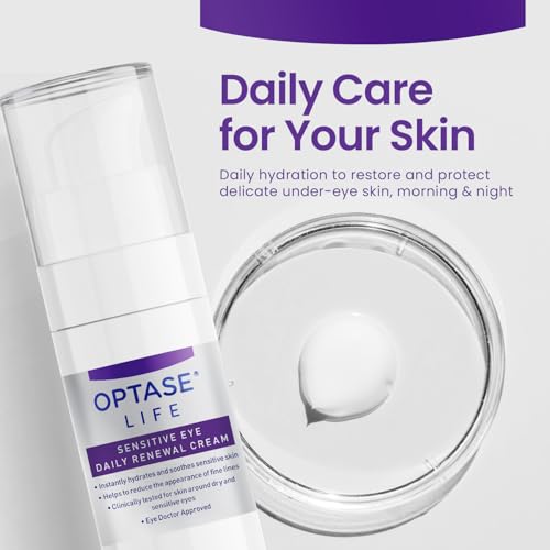 Optase LIFE Sensitive Eye Daily Renewal Cream - Hydrating Eye - Product Imagery