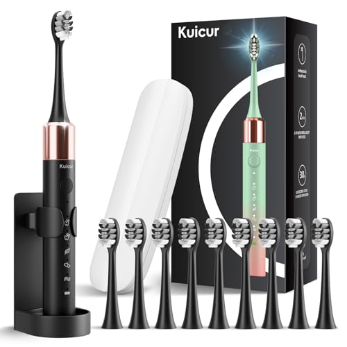 Kuicur Sonic Electric Toothbrush for Adults and Kids, Comes with - Product Imagery