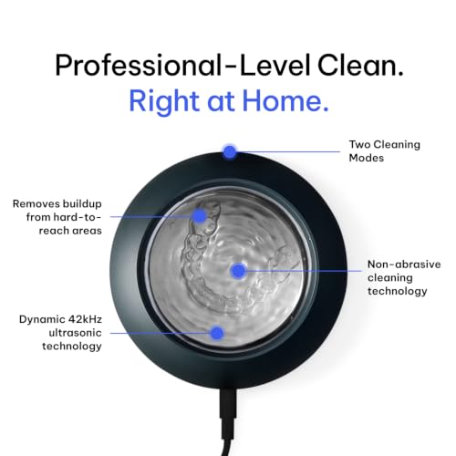 Zima Dental Pod: Ultrasonic Cleaner Machine for Retainers, - Product Imagery
