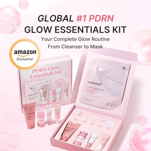 medicube PDRN Glow Essentials Kit, Mini Skincare Travel Set, - Product Imagery