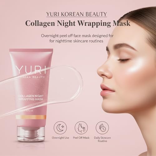 Collagen Night Wrapping Mask, Collagen Overnight Glass Skin Peel - Product Imagery