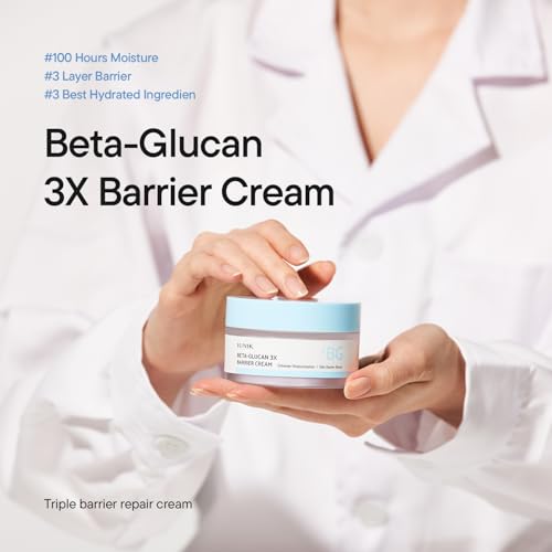IUNIK Beta-Glucan 3X Barrier Cream - Deep Hydration & Repair - Product Imagery